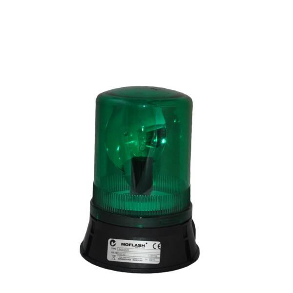 R400230AC05.4 Moflash  Rotating Beacon R400 230vAC 4:GREEN IP65 60w E14